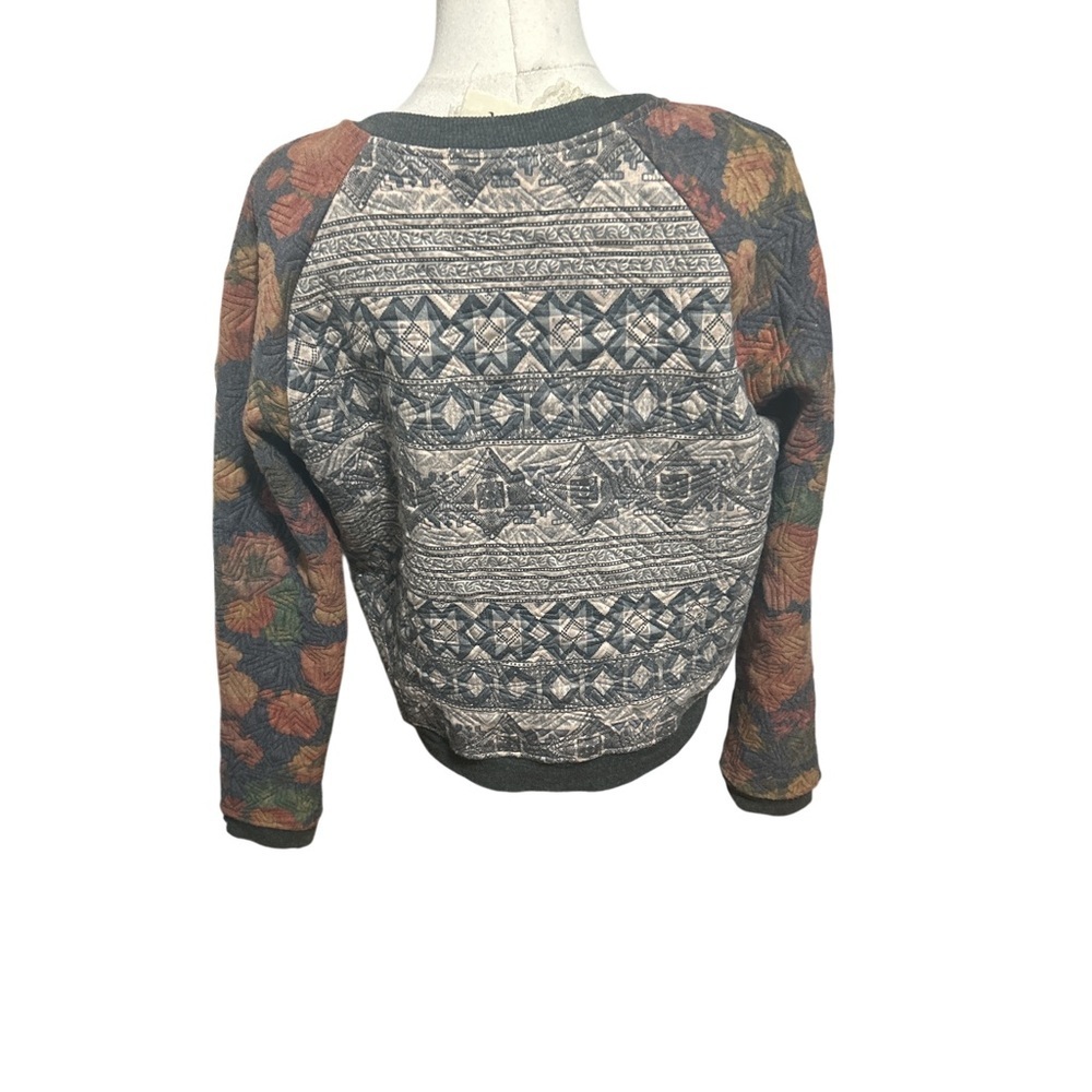 Ella Ivy Quilted Patchwork Zip Cardigan Jacket Bohemian cottagecore - Picture 5 of 9